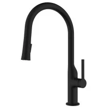 Смеситель для кухни Azario Vincente, 450 мм, черный AZ-VPV569064PA