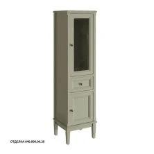 Caprigo Пенал JARDIN 45 см, правый, зеленый, эмаль