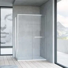Vincea Душевое ограждение Slim Soft 100х140 см, прозрачное, хром VSR-1SS1014CL