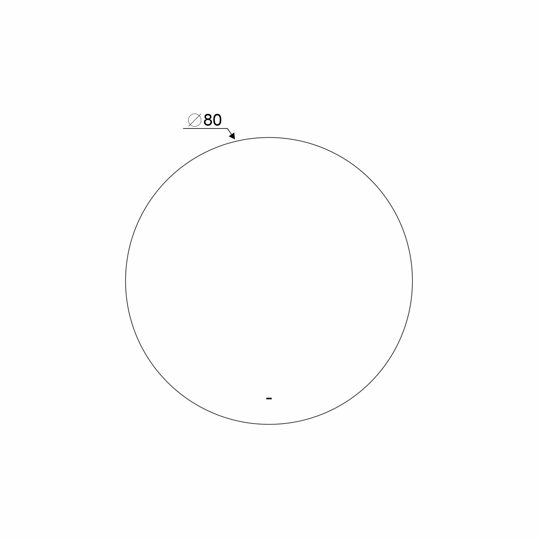 Приобрести mirsant зеркало sphere 80х80 см, с подсветкой ут000093180
