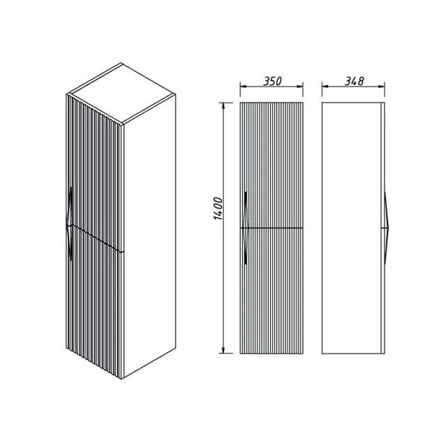 Приобрести caprigo пенал novara 35 см, графит
