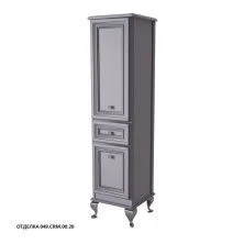 Caprigo Пенал FRESCO 42 см, правый, фиолетовый, эмаль