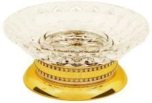 Boheme Мыльница Imperiale, золото\кристаллы 10411