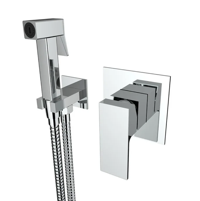 Приобрести смеситель с гигиеническим душем, встраиваемый vieir cielo, хром v393553