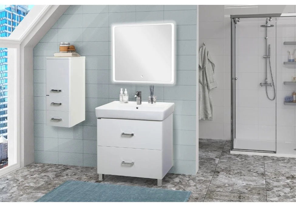 Приобрести зеркало акватон соул 80 см с подсветкой и антизапотевателем