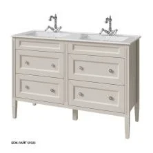 Caprigo Тумба с раковиной ALBION CONCEPT 120 см, светло серая