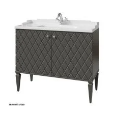 Caprigo Тумба с раковиной ROMA 100 см, графит