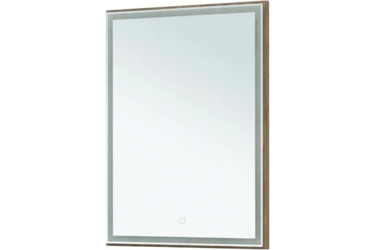 Приобрести aquanet зеркало nova lite 60 см, led подсветка, дуб рустикальный