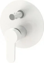 CEZARES Смеситель скрытого монтажа LACONICO с переключателем, белый LACONICO-C-VDI-BLC