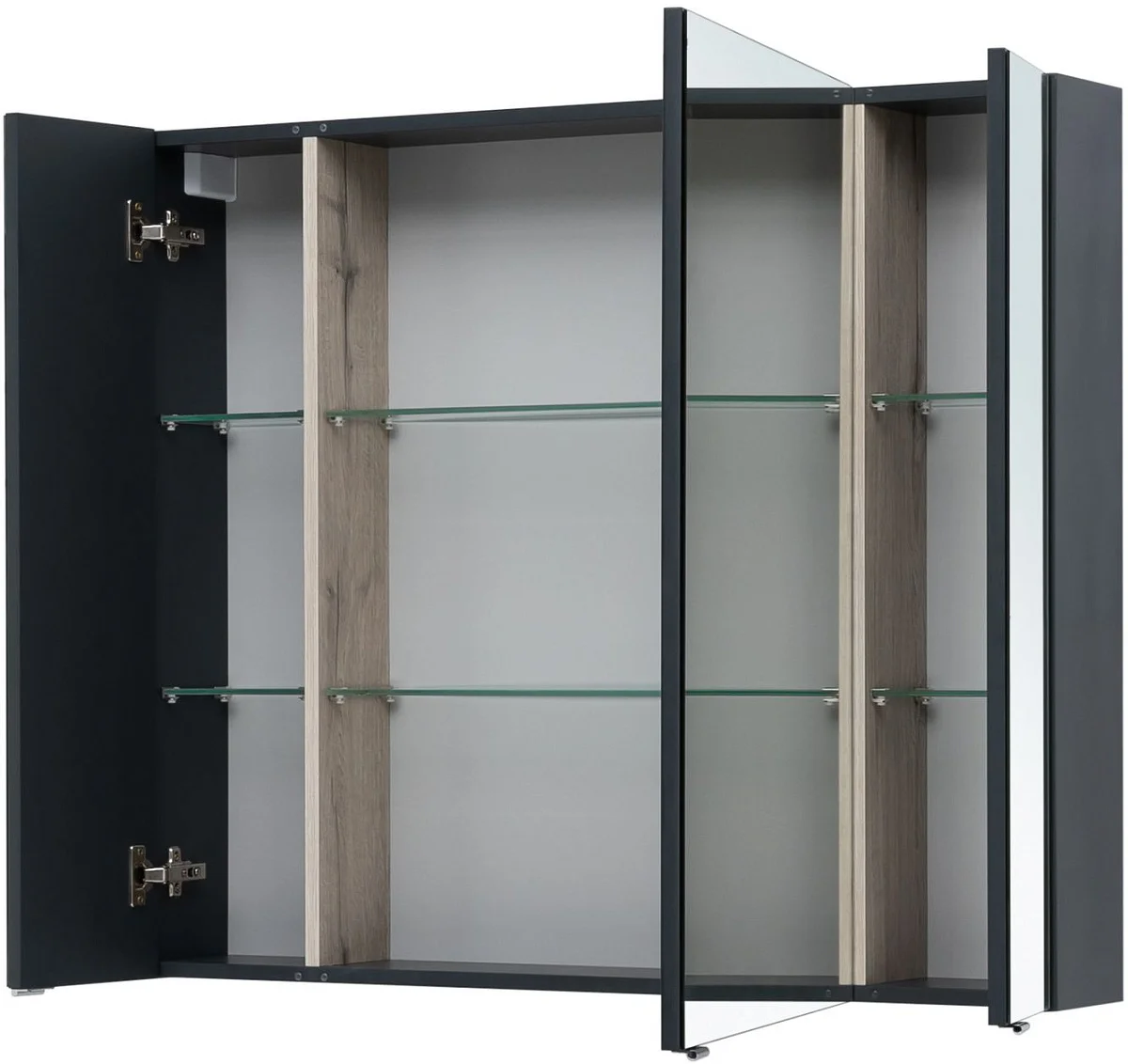 Приобрести aquanet зеркальный шкаф алвита new 100 см, антрацит