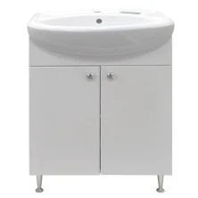 Loranto Тумба напольная с раковиной Моника New 60х84 см, белая CS00076240