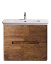 Тумба подвесная с раковиной BelBagno TORINO-800-2C-SO-RW 80 см, дуб