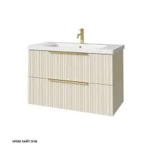 Caprigo Тумба с раковиной RAIN 90 см, кремовая