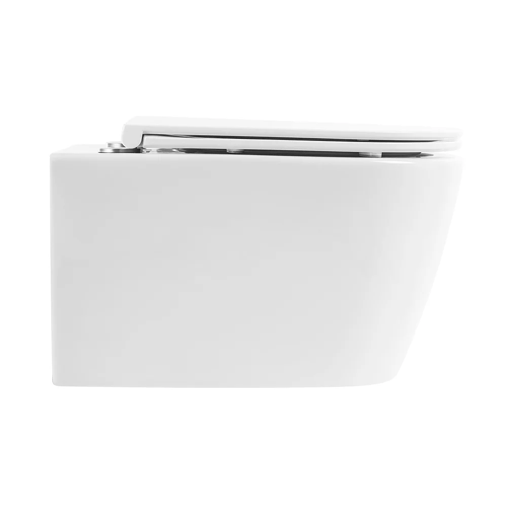 Приобрести belbagno унитаз безободковый подвесной marino с сиденьем дюропласт, микролифт, белый bb105chr/bb870sc