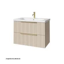 Caprigo Тумба с раковиной RAIN 80 см, кремовая, эмаль