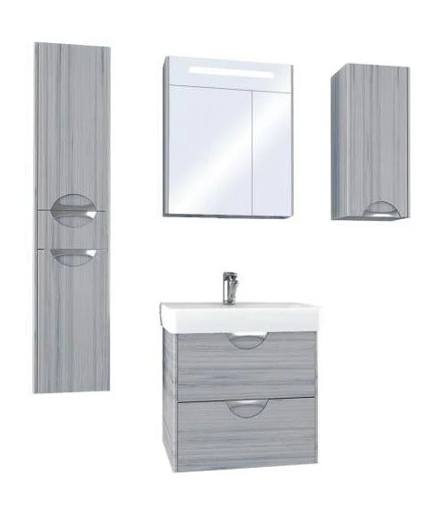 Приобрести пенал подвесной акватон сильва, левый, дуб фьорд