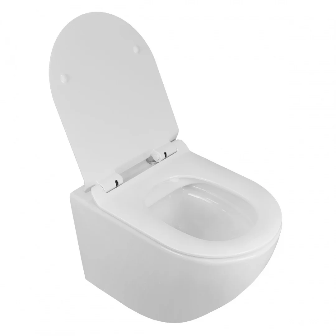 Приобрести azario унитаз подвесной fora, безободковый с крышкой микролифт az-0067