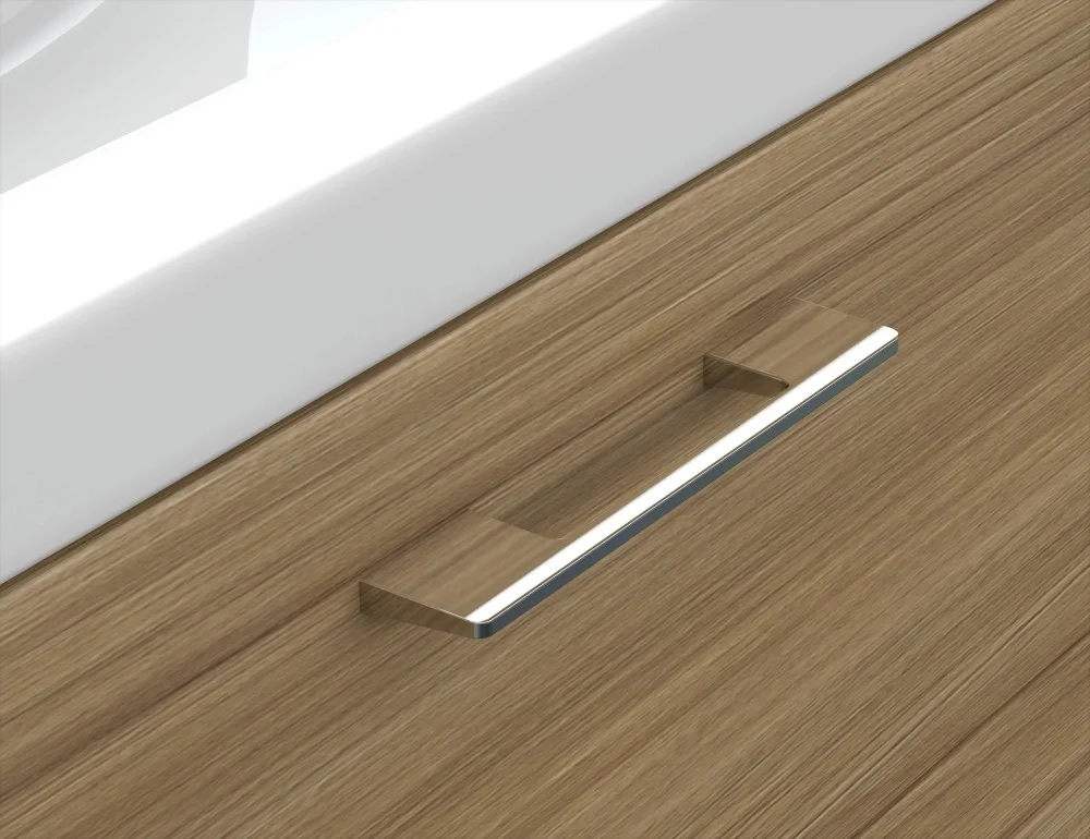 Приобрести тумба подвесная с раковиной cersanit lara 70 см, 2 ящика орех