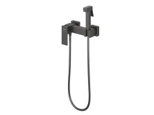 Hayzburg Смеситель с гигиеническим душем, графит HB-1006GG