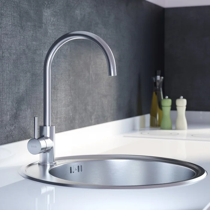 Приобрести iddis смеситель для кухни kitchen 377мм, нержавеющая сталь k05stj0i05