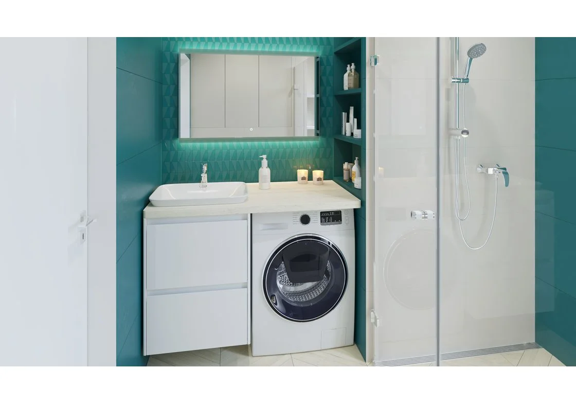 Приобрести тумба подвесная с раковиной и столешницей velvex klaufs 120 см