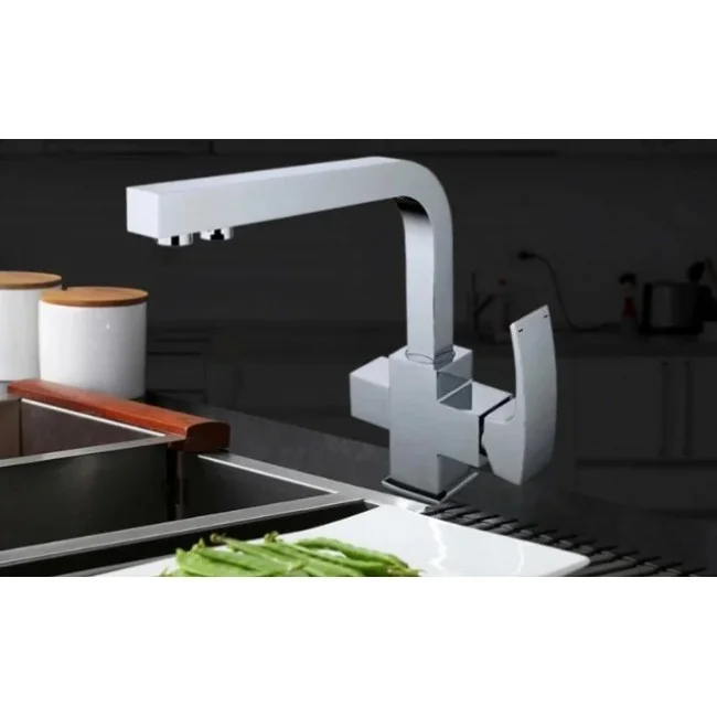 Приобрести gappo смеситель для кухни g4307 с подключением к фильтру, хром 84044