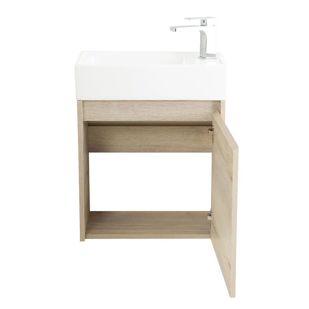 Приобрести belbagno тумба с раковиной kraft mini 50 см, подвесная rovere galifax bianco правосторонняя, белая раковина