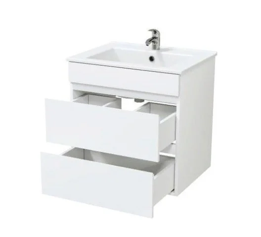 Приобрести mirsant тумба подвесная next 60/2 60 см с раковиной sky -60 ут000057254