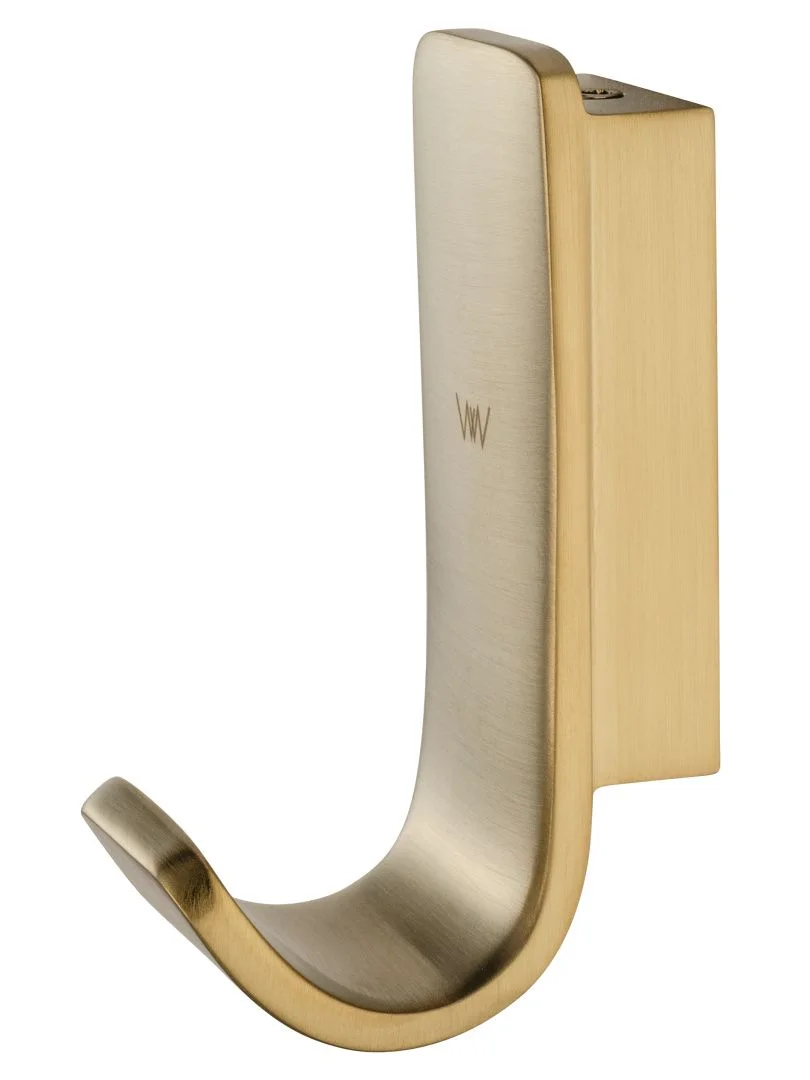 Приобрести крючок для ванной wonzon & woghand lotte, брашированное золото (ww-8315-bg)