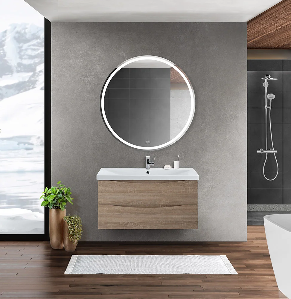 Приобрести belbagno тумба с раковиной marino-cer 90 см, подвесная rovere bianco, белая раковина