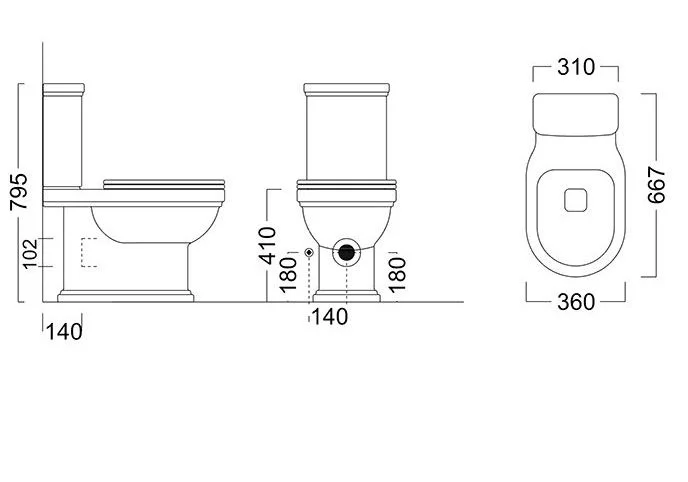 Приобрести напольный унитаз-компакт kerama marazzi pompei po.wc.01
