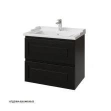 Caprigo Тумба с раковиной WALES 70 см, графит, эмаль