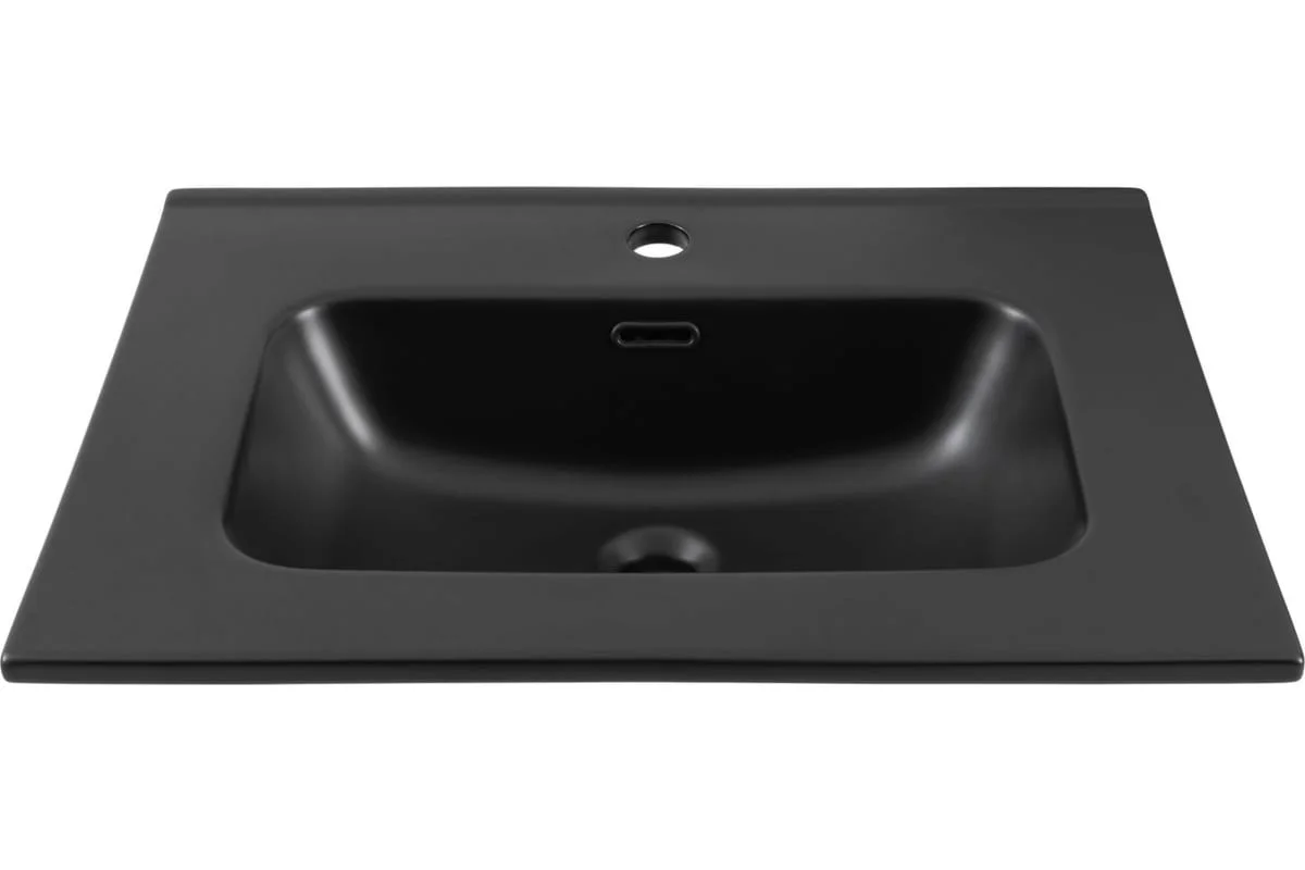 Приобрести aquanet раковина flat 60х46 см, черная матовая