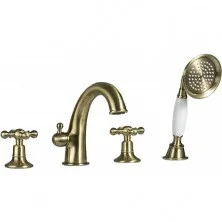 Gappo Смеситель на борт ванны G1189-4, 4 отверстия, бронза 30076