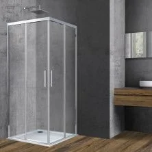 Vincea Душевое ограждение Soft 90х90 см, прозрачное, хром VSS-3SO900CL