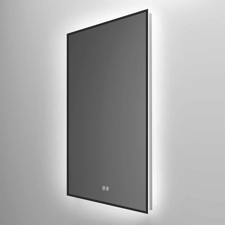 Приобрести vincea зеркало 50х70 см, с led подсветкой, сенсор, диммер, подагрев, черное vlm-3vn500b-2