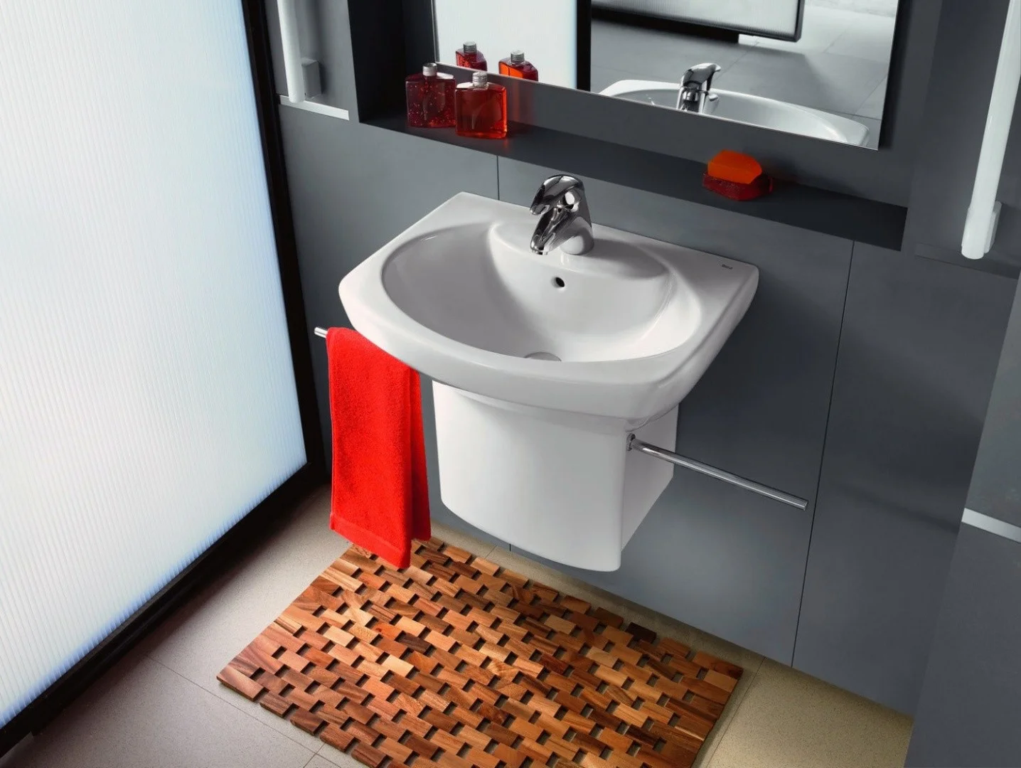 Приобрести раковина подвесная roca senso 58 см 7.3275.1.200.0