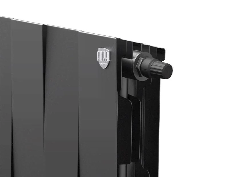 Приобрести royal thermo радиатор биметаллический pianoforte 200 /noir sable ( черный графит ) vdr - 12 секц.