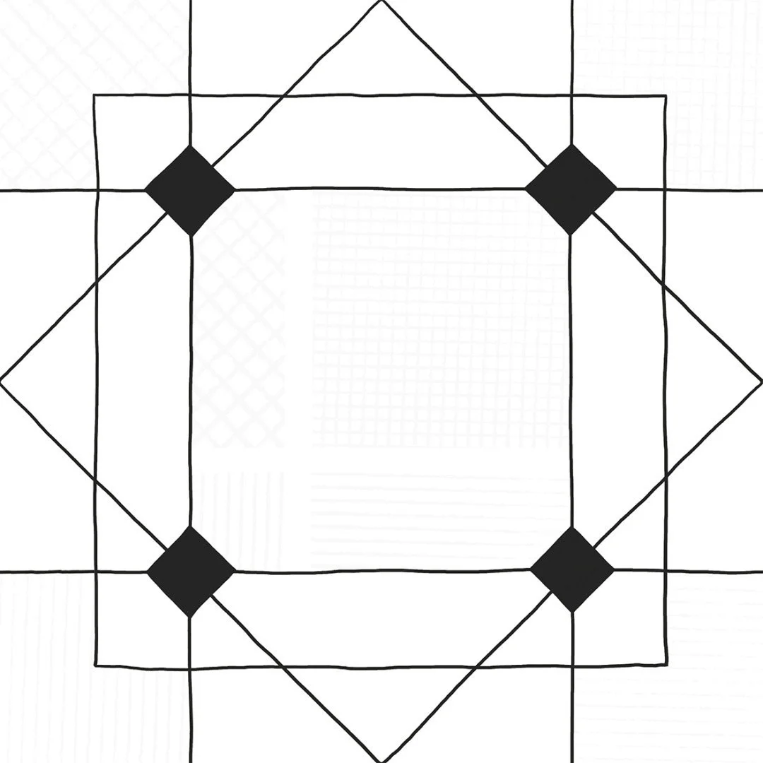 Приобрести керамогранит lb-ceramics домино 30х30 см, белый декор 2, геометрия