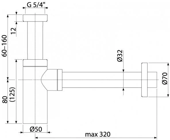 Приобрести boheme сифон для раковины brillante, матовое золото 609-mg