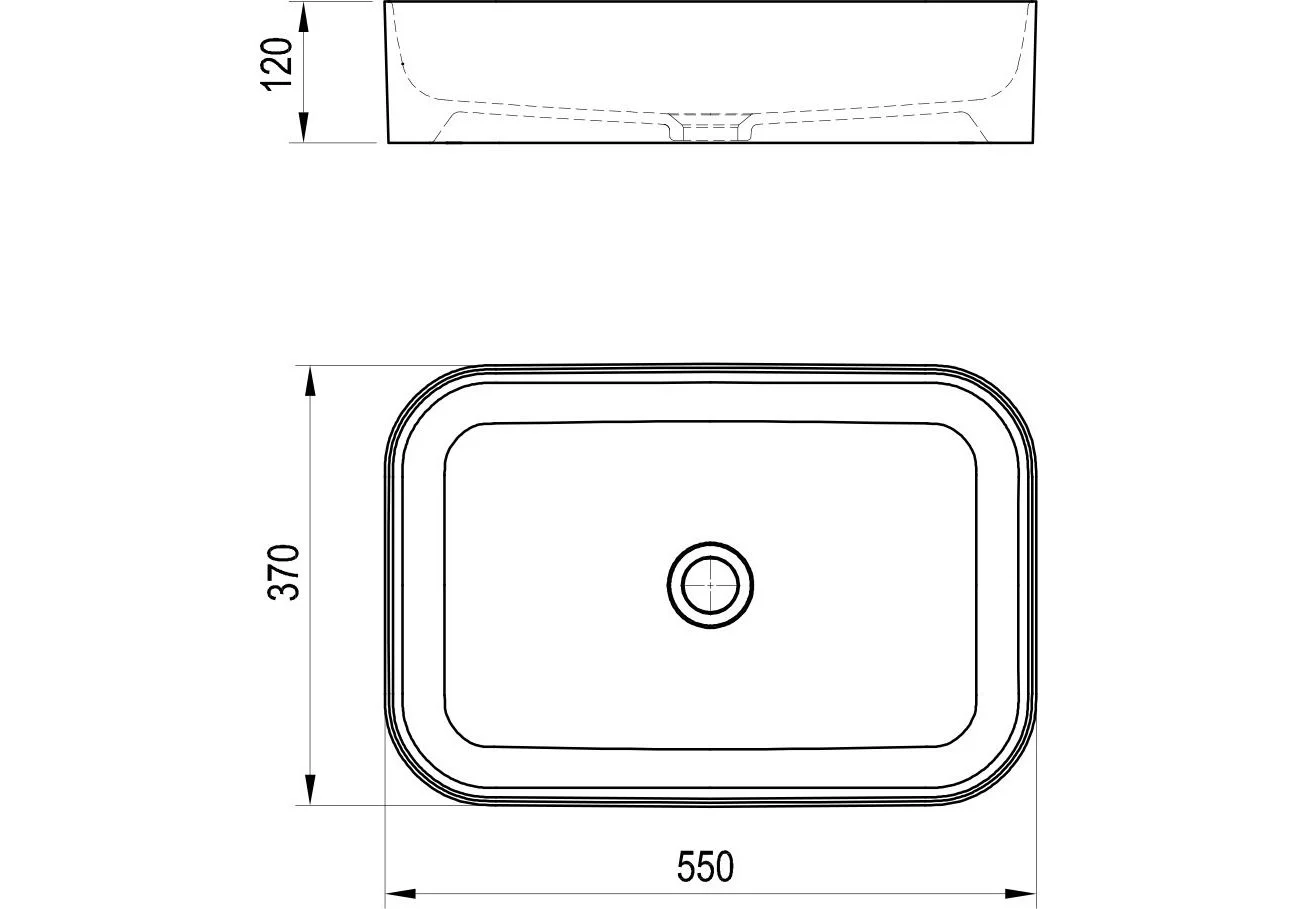 Приобрести раковина-чаша ravak ceramic slim r 55 см xjx01155002