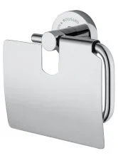 Держатель для туалетной бумаги с крышкой WONZON & WOGHAND EASY, Хром (WW-8126)