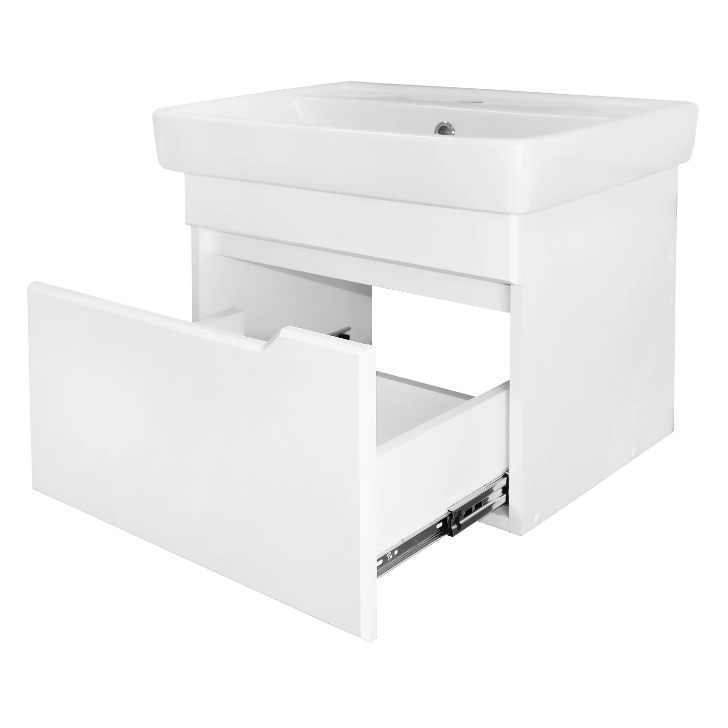 Приобрести loranto тумба подвесная с раковиной mari 60х50 см, белая (cs00090607)