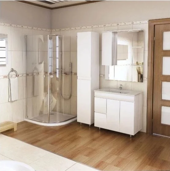 Приобрести mirsant зеркало шкаф next 80 см, левое, белое ут000020720