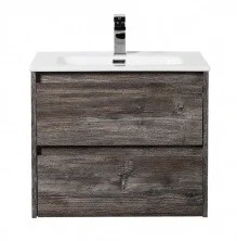 Тумба подвесная с раковиной BelBagno KRAFT-600-2C-SO-PP 60 см, Pino Pasadena
