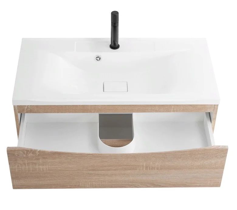 Приобрести тумба подвесная с раковиной belbagno marino-900-2c-so-wo-p 90 см, rovere bianco