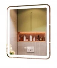 VIGO Зеркало Grani Luxe 60 см, с подсветкой, сенсорное управление, часы, антизапотевание z.GRI.60.Luxe