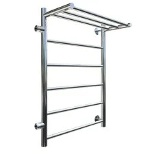 Тругор Водяной полотенцесушитель Аспект П6 400х800 мм L ПМ1 с полкой и боковым подводом, хром 00-00017332