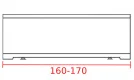 Заказать фронтальная панель 160-170 см 