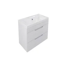 Mirsant Тумба подвесная SOHO Quadro 60\2 60 см с раковиной Fest-60 УТ000062629